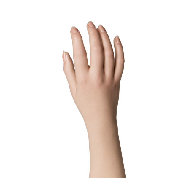 Natural Definition Glove, Female, Long Fingers and Nails