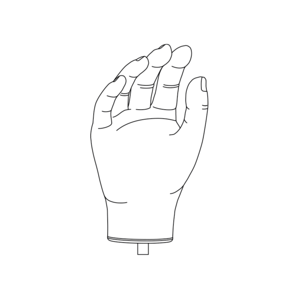 MC Hand with 1/2-20 Stud - Image 3