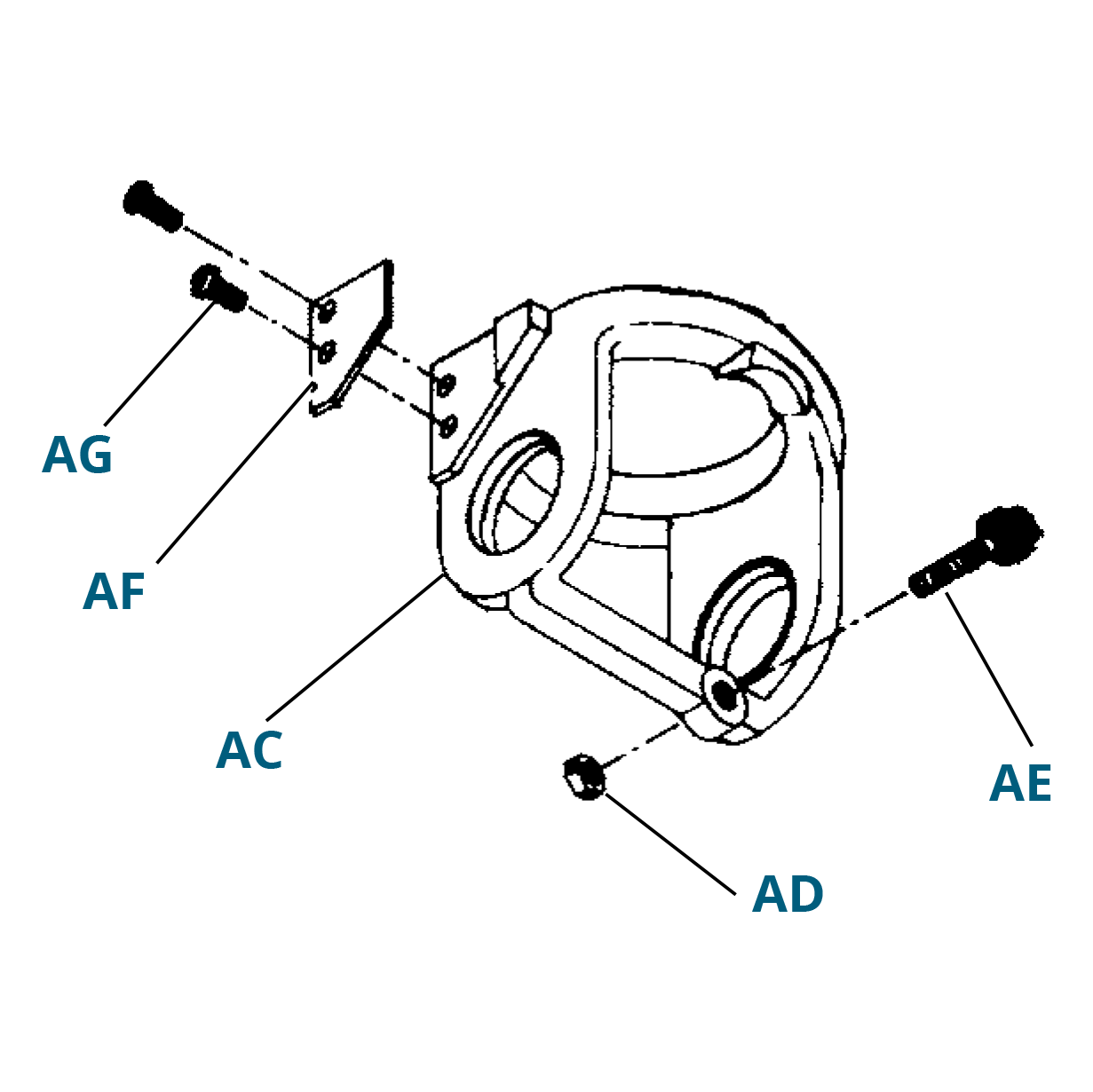 50748 E-400 Yoke Assembly
