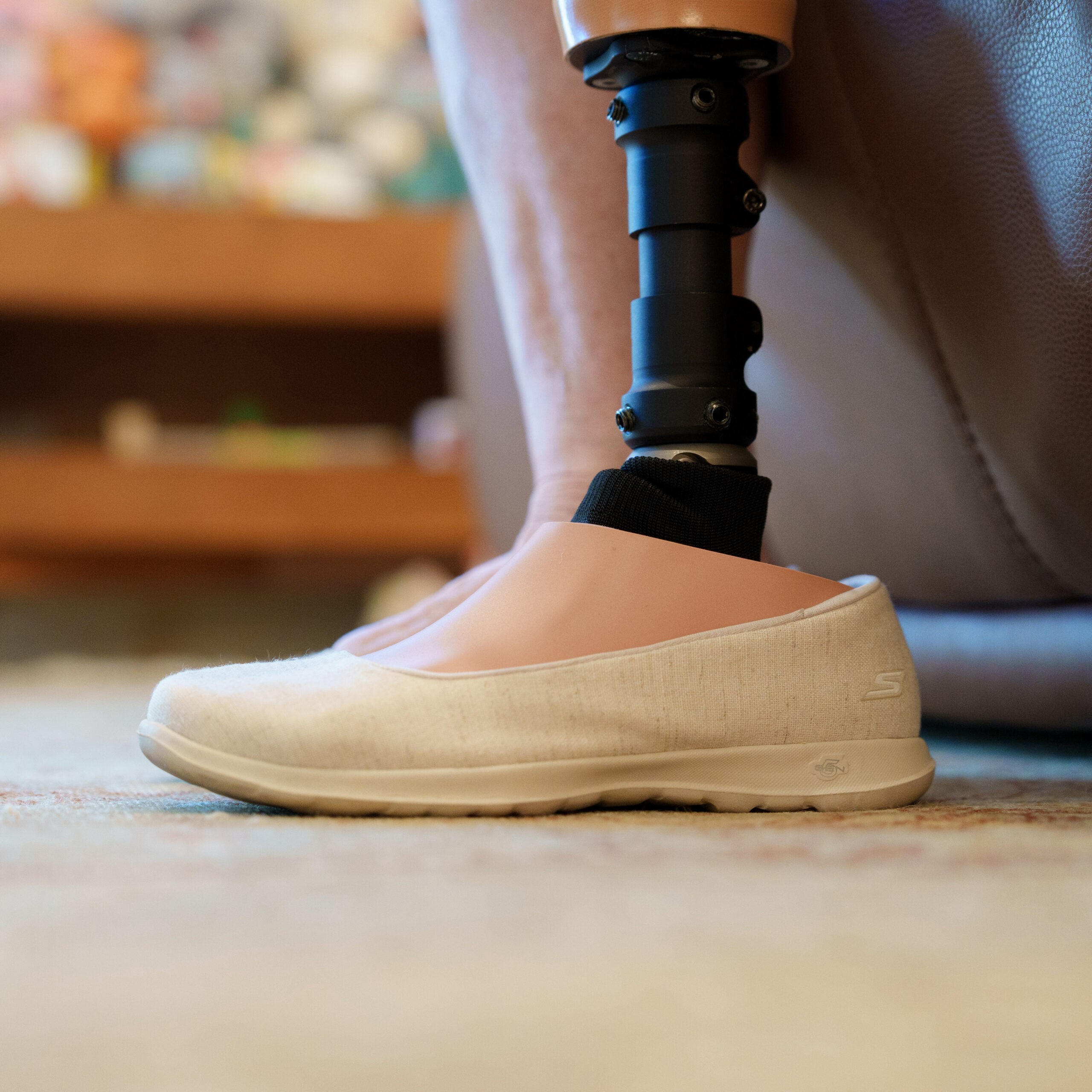 Woman wearing Traverse K2 with the Low Profile Foot Shell